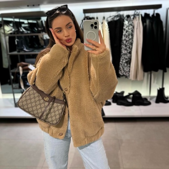 Zara teddy bomber jacket - Picture 4 of 6